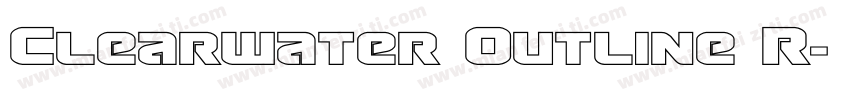 Clearwater Outline R字体转换